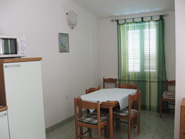 Detail view of Villa Ana at island of Pag in Croatia