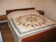 Detail view of Villa Ana at island of Pag in Croatia